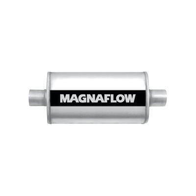 (2) magnaflow 11113 muffler 1.75" inlet/1.75" outlet stainless steel natural