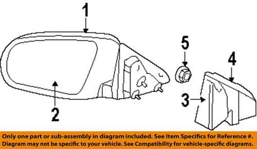 Dodge oem 5008989ab outside mirrors-power mirror