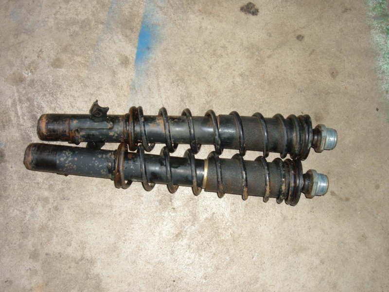 1992 honda fourtrax trx 300 atv 2wd pair front shock shocks asorbers good