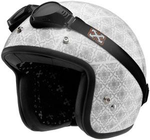 Sparx pearl open face helmet iris xxl/xx-large