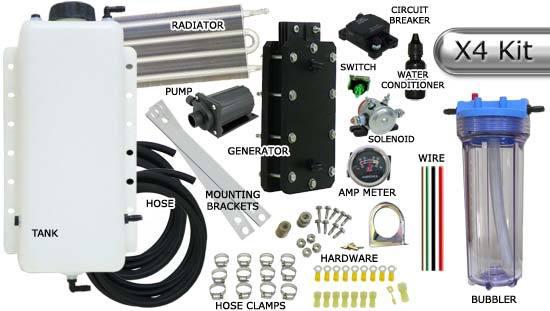 Hho titanium dry cell generator up to 7.3l engine volume kit for trucks