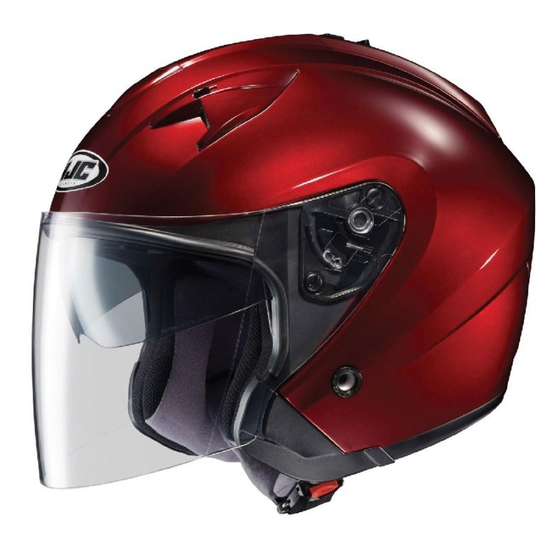 Hjc is-33 open face is33 xs wine motorcycle helmet new extra small