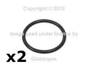 Mercedes w203 radiator hose seal set of 2 genuine +1 year warranty