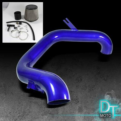 Stainless washable filter + cold air intake 03-06 matrix xr / 03-04 corolla blue