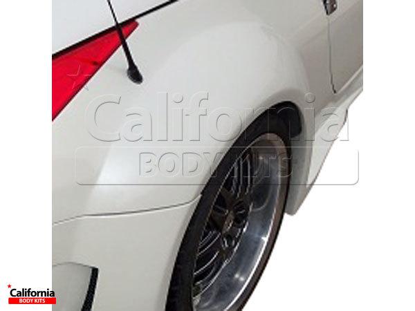 Cbk frp b2 wide body fender flares (rear) nissan 350z z33 03-08 ship from usa