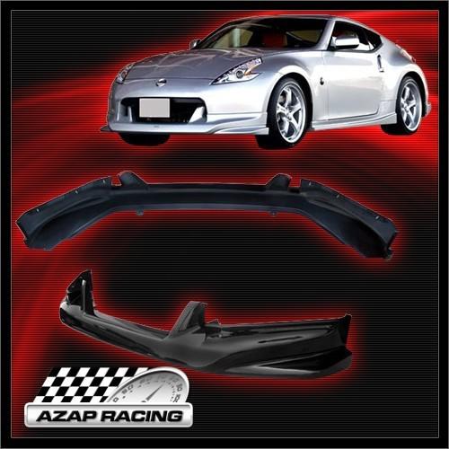 09-11 jdm n-style front bumper lip spoiler urethane for nissan 370z all models