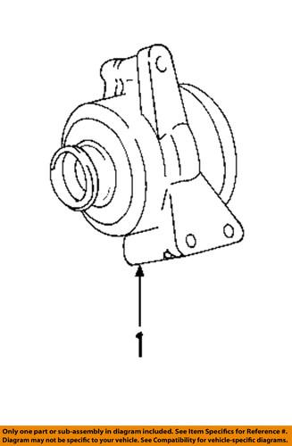 Ford oem 6f9z-10346-aarm2 alternator/generator/alternator