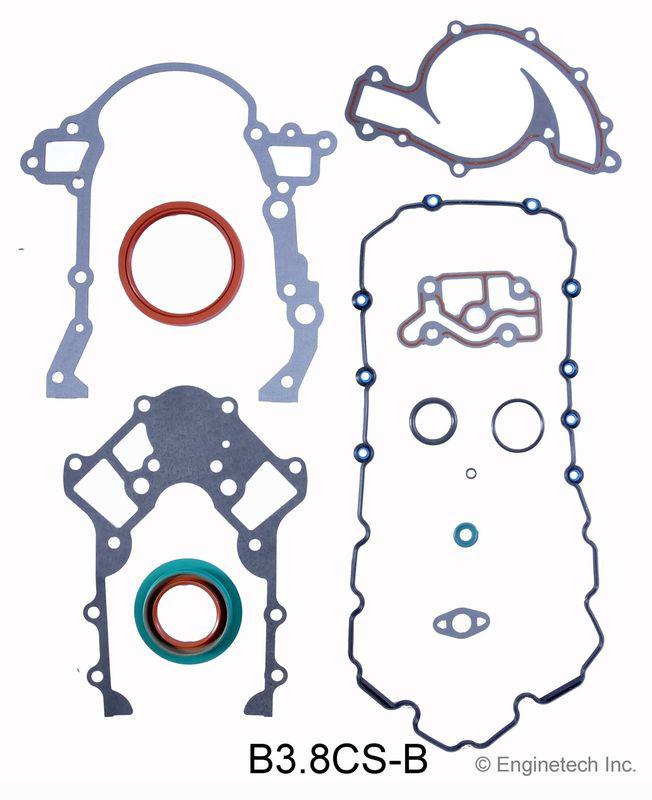 2000-2005  231 3.8l ohv v6 buick s/c  vin  "1" complete gasket conversion kit