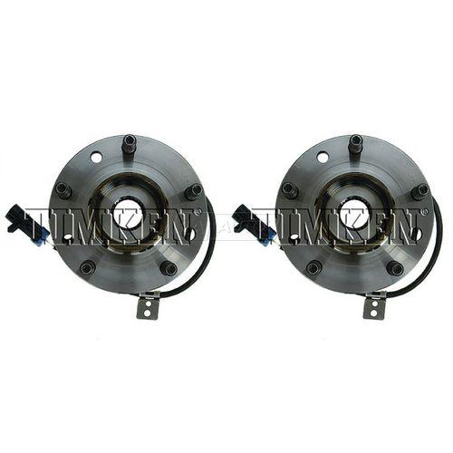 Chevy gmc pickup truck 4x4 4wd front wheel hub & bearing pair set 513124 timken