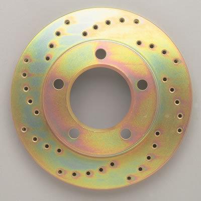 Power stop brake rotor cross-drilled driver side front ford pickup/suv ea