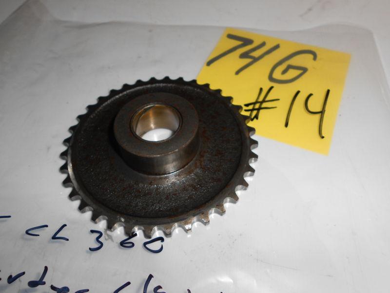 1975 honda cl360  starter clutch gear