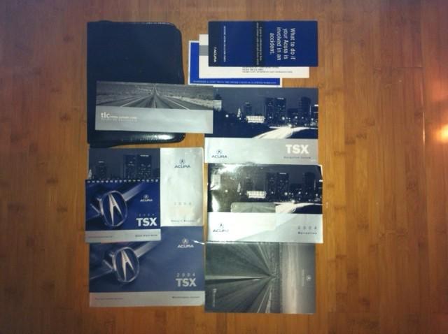 2004 04 acura tsx owner's instruction manual booklet set complete oem