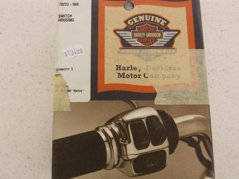 Harley davidson switch housing for touring bikes