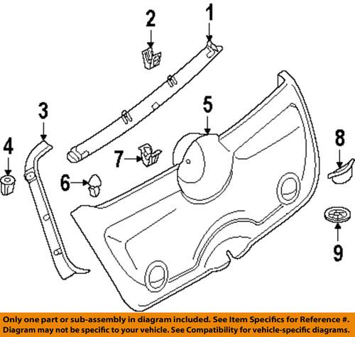 Mini oem 51418201057 lift gate-grip handle clip