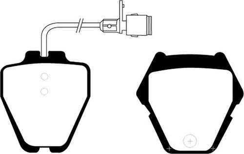 Ebc brakes ud8391 ebc ultimax  brake pads a6 quattro a8 quattro passat s4 s6