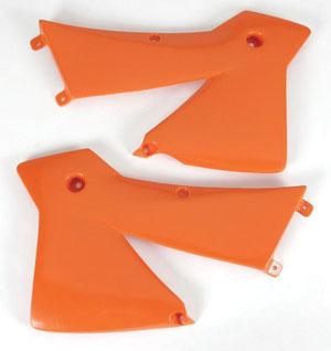 Ufo plastics radiator covers orange ktm sx/f 11