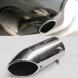 Chrome exhaust muffler tip tail pipe fit toyota rav4 2009-2012