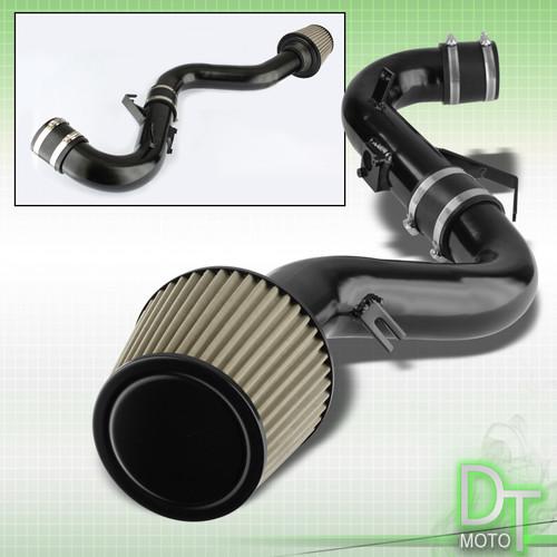 Stainless washable filter+cold air intake 11-13 scion tc 2.5 4cyl black aluminum