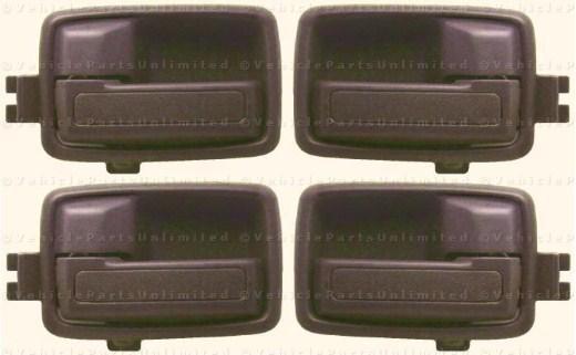 91 thru 97 4 pc. door inside handles  fits: isuzu rodeo