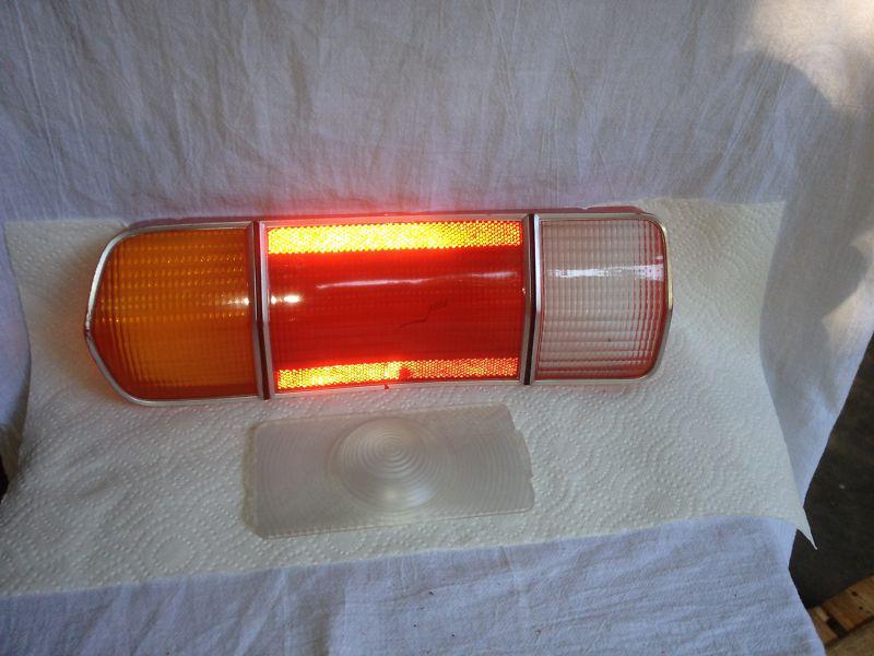 Amc tail light lens; nos and cracked.   item:  2924