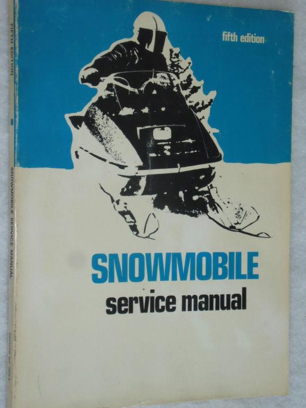 Vintage snowmobile service manual 1965-1972 covers many models and engines