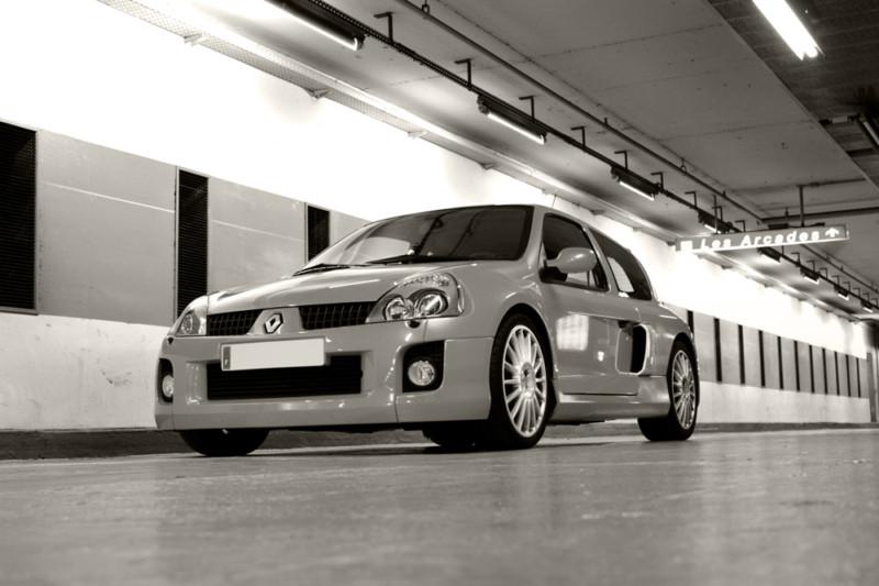 Renault clio v6 hd poster sports car b&w print multiple sizes available