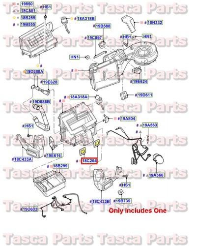 New oem air vent duct seal kit 2002-5 explorer & mountaineer 2003-5 aviator