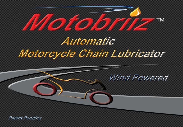 Motobriiz wind powered automatic motorcycle chain oiler 