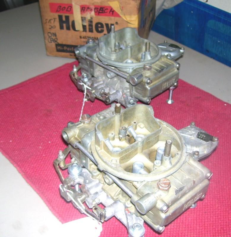 Holley 1968 426 hemi crossram carburetors carbs dart cuda super stock 4235 4236