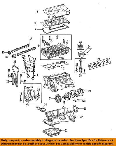 Toyota oem 9031175019 seal, crankshaft/engine crankshaft seal