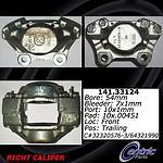 Centric parts 142.33124 front right rebuilt caliper with pad