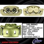 Centric parts 141.66043 front right rebuilt caliper with hardware