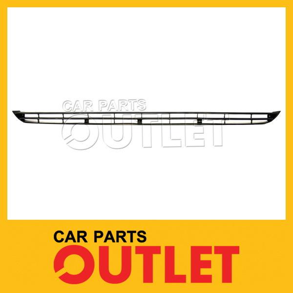 91 camry front bumper valance lower grille cross bar insert w/clips sedan/wagon