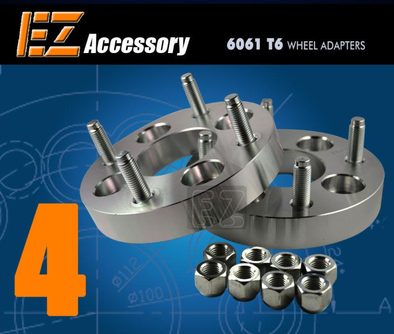 4 wheel adapters 4 lug 100 to 4 lug 4.5" spacers 4x100/4x4.5 1.25"