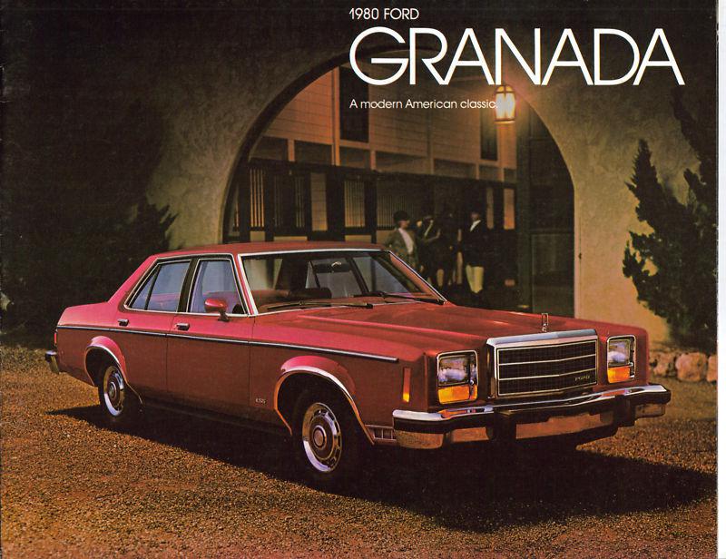 1980 ford granada sales brochure folder original excellent condition b24