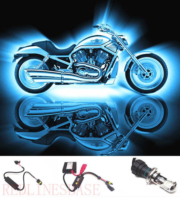 H-d motorcycle h4 8000k hi/lo beam hid kit :1992-1983 flht electra glide