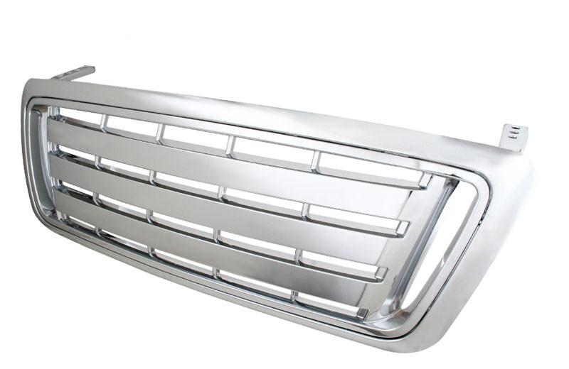 2009 upgrade look front grille for ford f150 04 05 06 07 08 (chrome)