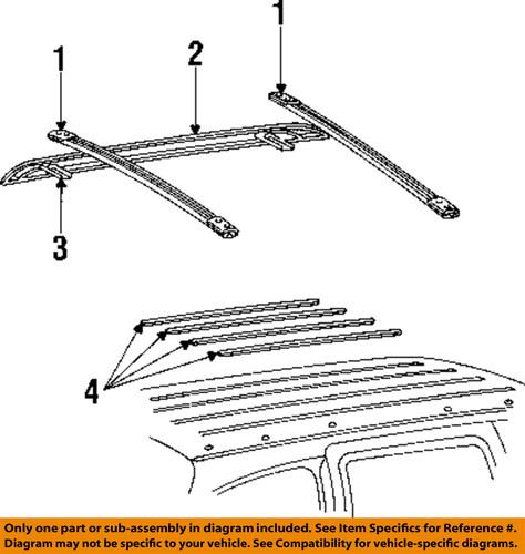 Lincoln oem f85z78551a00ab luggage carrier-adjuster