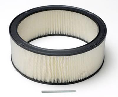 Moroso replacement air cleaner element round 14" od 5" h 97330