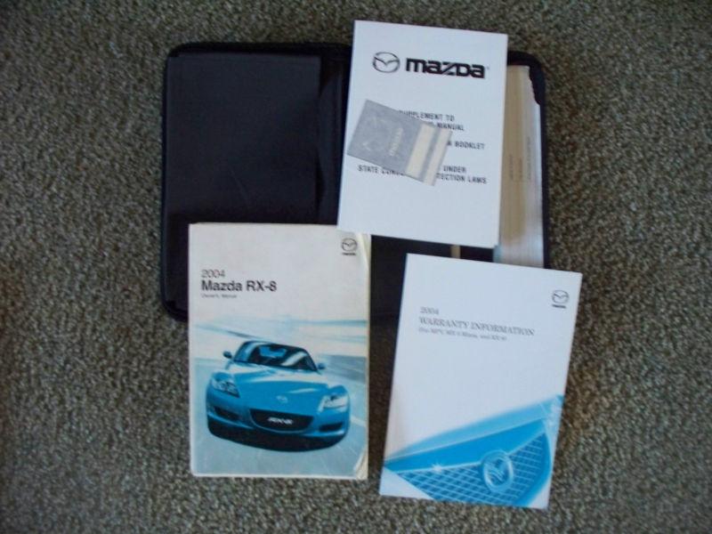 Mazda rx8 2004 owners manual