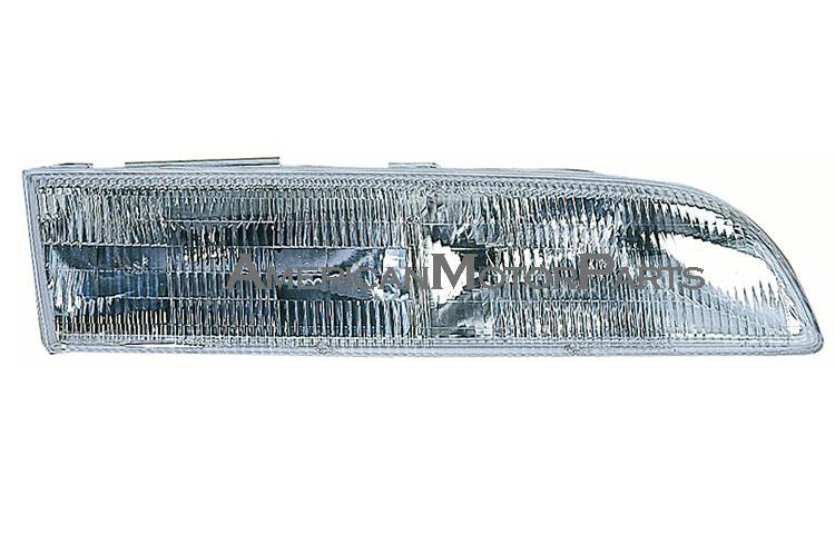 Passenger side replacement headlight 92-97 ford crown victoria - f2az13008a