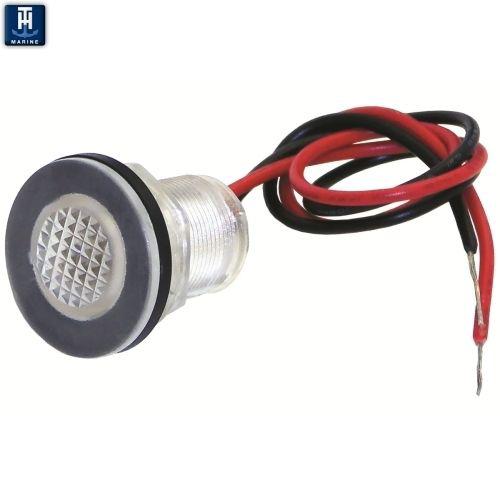 T-h marine flush head led livewell / utility light  (led-51875-dp)  blue led