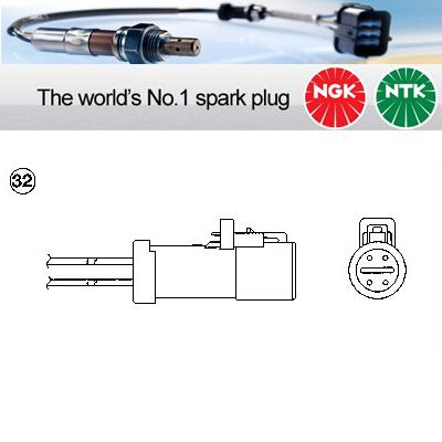 1x ngk ntk oxygen o2 lambda sensor  oza341-sz2 oza341sz2 (0038)