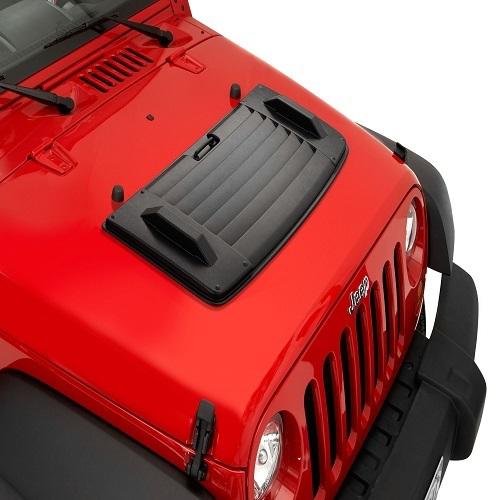 Bestop black hood applique for 2007-2013 jeep wrangler & wrangler unlimited