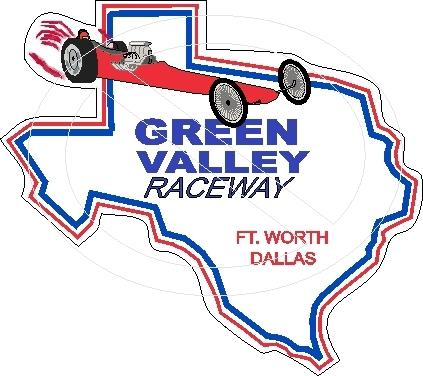 Green valley raceway - nostalgic and vintage decal / sticker 