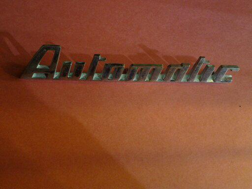 Studebaker automatic drive emblem oem part # roth 296444