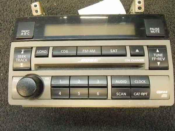 05-06 nissan altima oem 6 disc cd player fm radio lkq