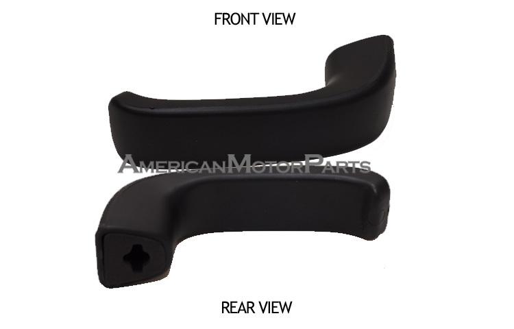 07-11 chevy gmc texture blk inside-rear door handle pair replacement 15913773