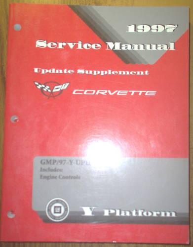 1997 chevrolet corvette shop manual update supplement 