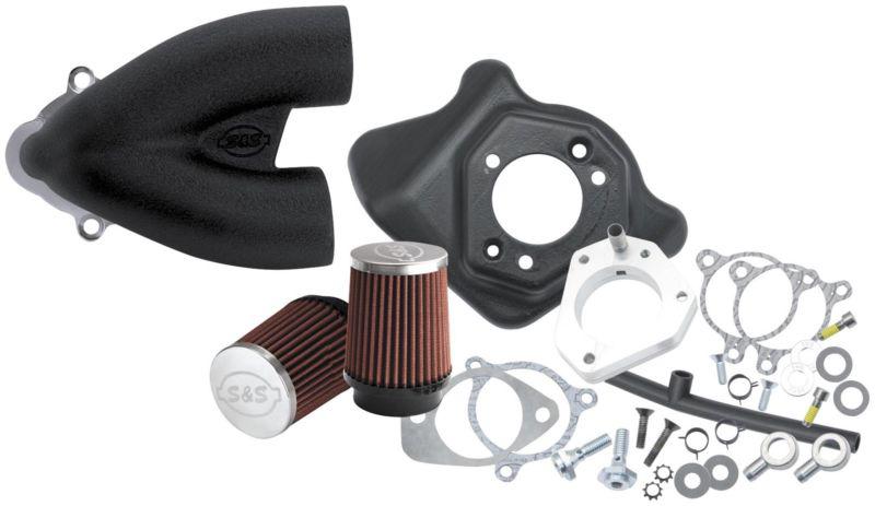 S&s cycle tuned induction kit - wrinkle black  106-2447